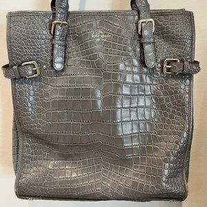 kate spade Large Grey Leather Work Bag